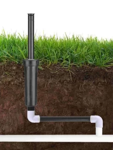 Popup-Installation CCS Sprinkler Lawn Sprinkler System Install and